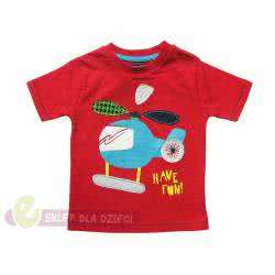 Minoti Sky czerwony t-shirt chłopięcy 80-86cm-2200