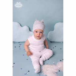Białe spodenki dla niemowlaka rozmiary 62 - 80-246681