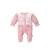 Bawełniany różowy rampers dla noworodka-289350