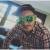 Roshambo Slimer Adult L/XL zielone - okulary przec-422822