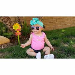 Roshambo Punky Brewster Toddler zielone - okulary -425011